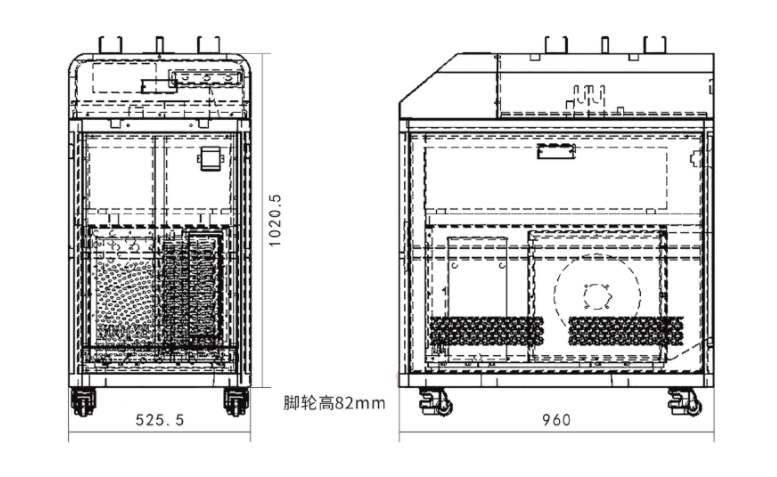 Structure de l'équipement de la machine de soudage laser