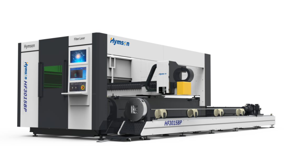 Machine de découpe de tôles d'aluminium et d'acier inoxydable HF·BP