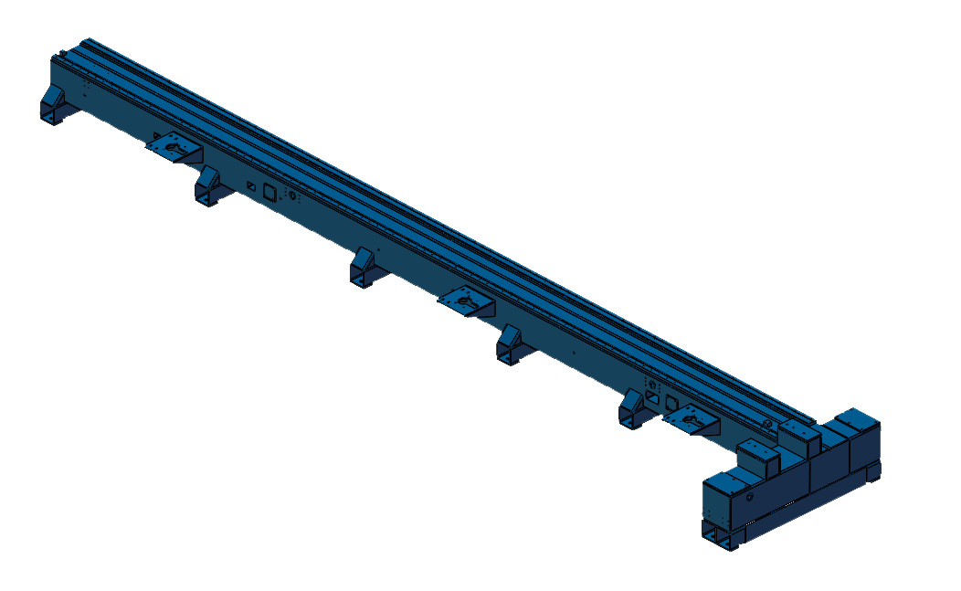 structure de la machine de découpe laser de métal cnc